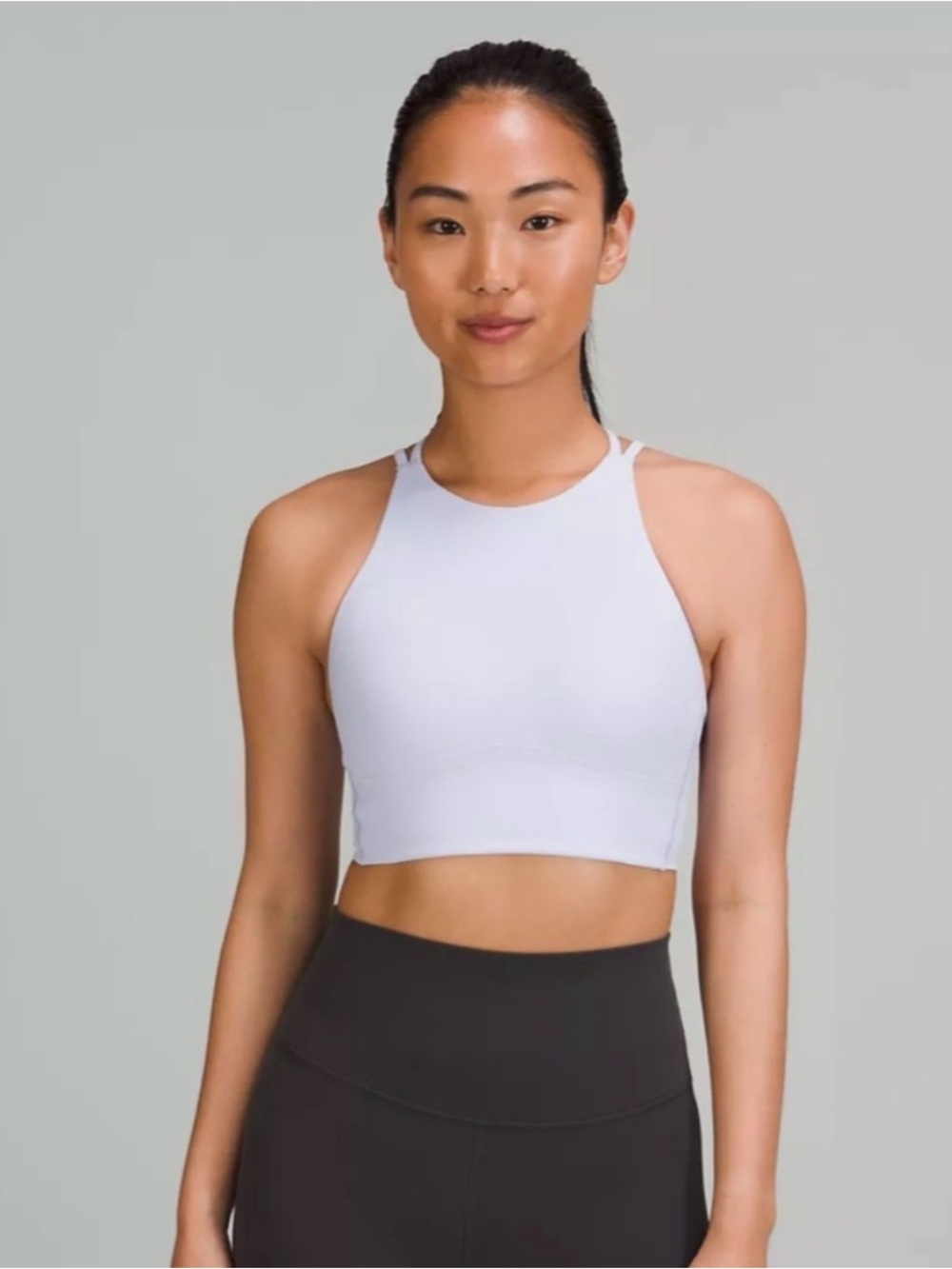 Like a Cloud High-Neck Longline Bra